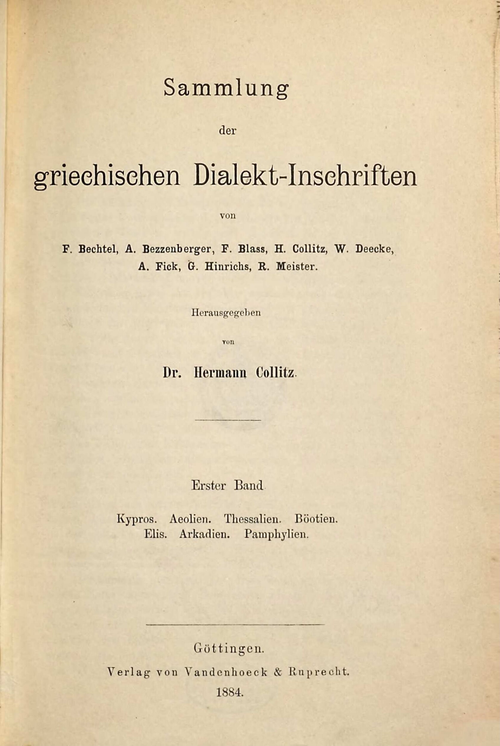Titelseite Dialekte