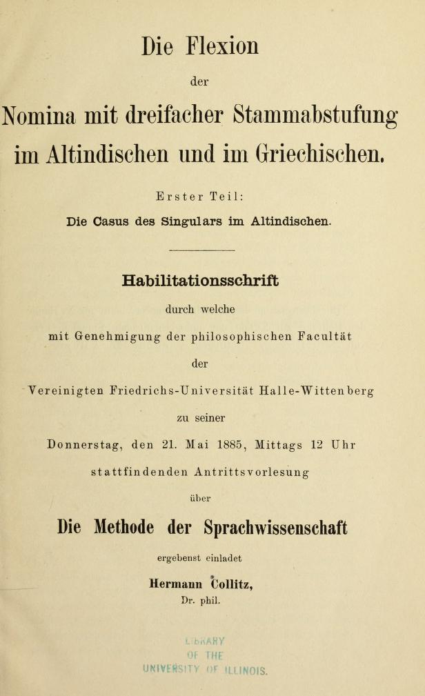 Titelseite Habilitation