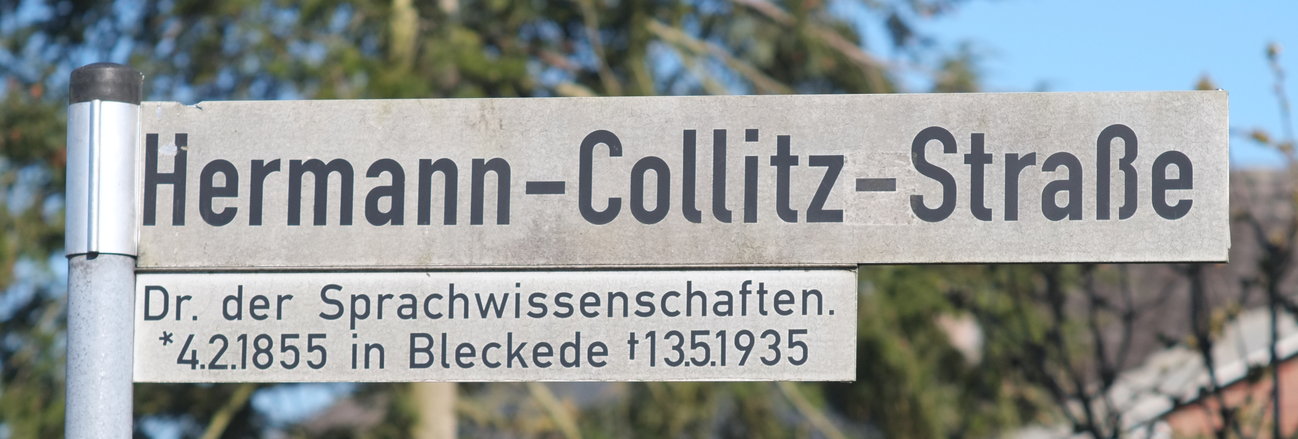 Strassenschild Bleckede