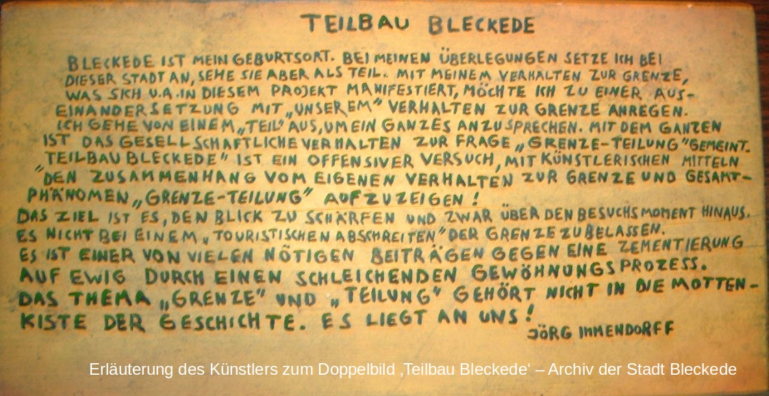 Erläuterung zu 'Teilbau Bleckede'